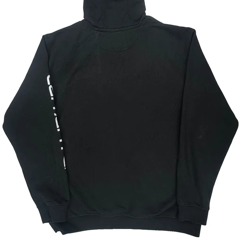 Loose Fit Carhartt Spellout Hoodie - XL Black Cotton - Image 6