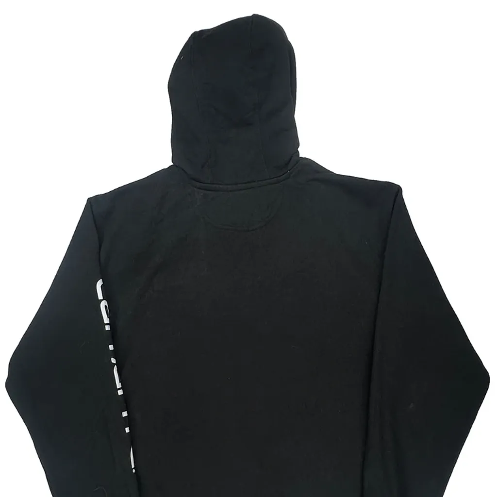 Loose Fit Carhartt Spellout Hoodie - XL Black Cotton - Image 7