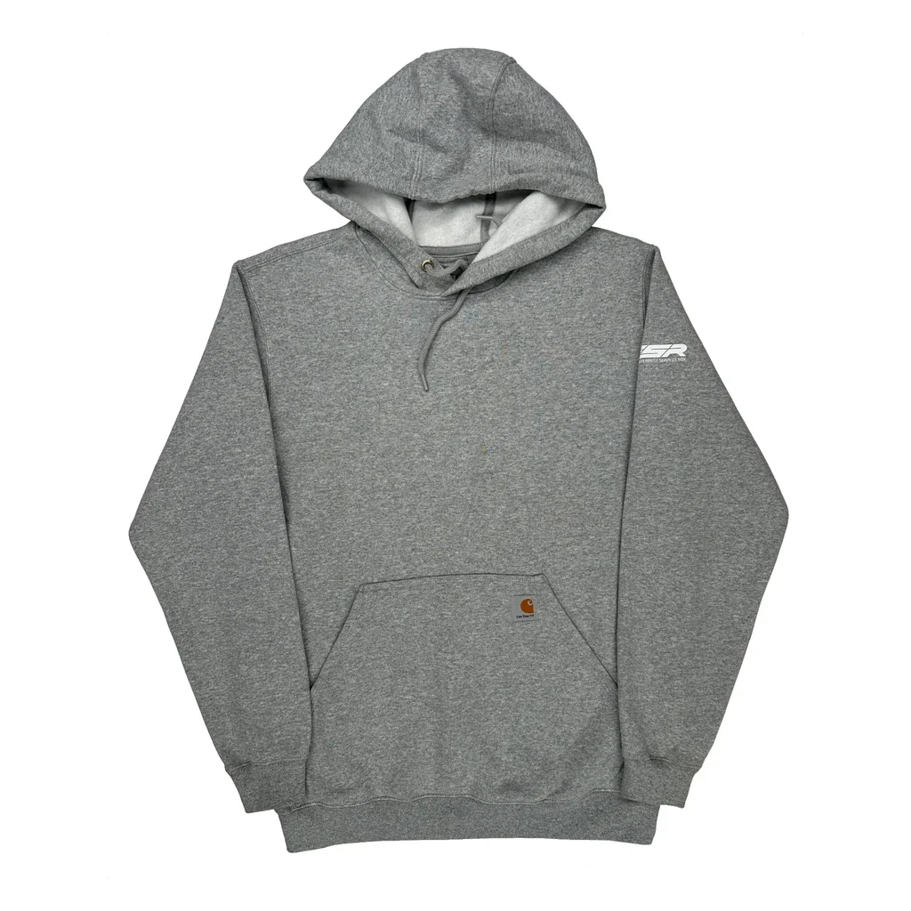 Loose Fit Carhartt Hoodie - Medium Gray Cotton