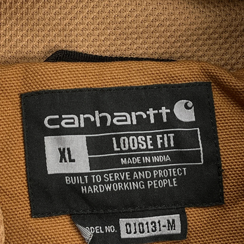 Loose Fit Carhartt Jacket - XL Brown Cotton - Image 3