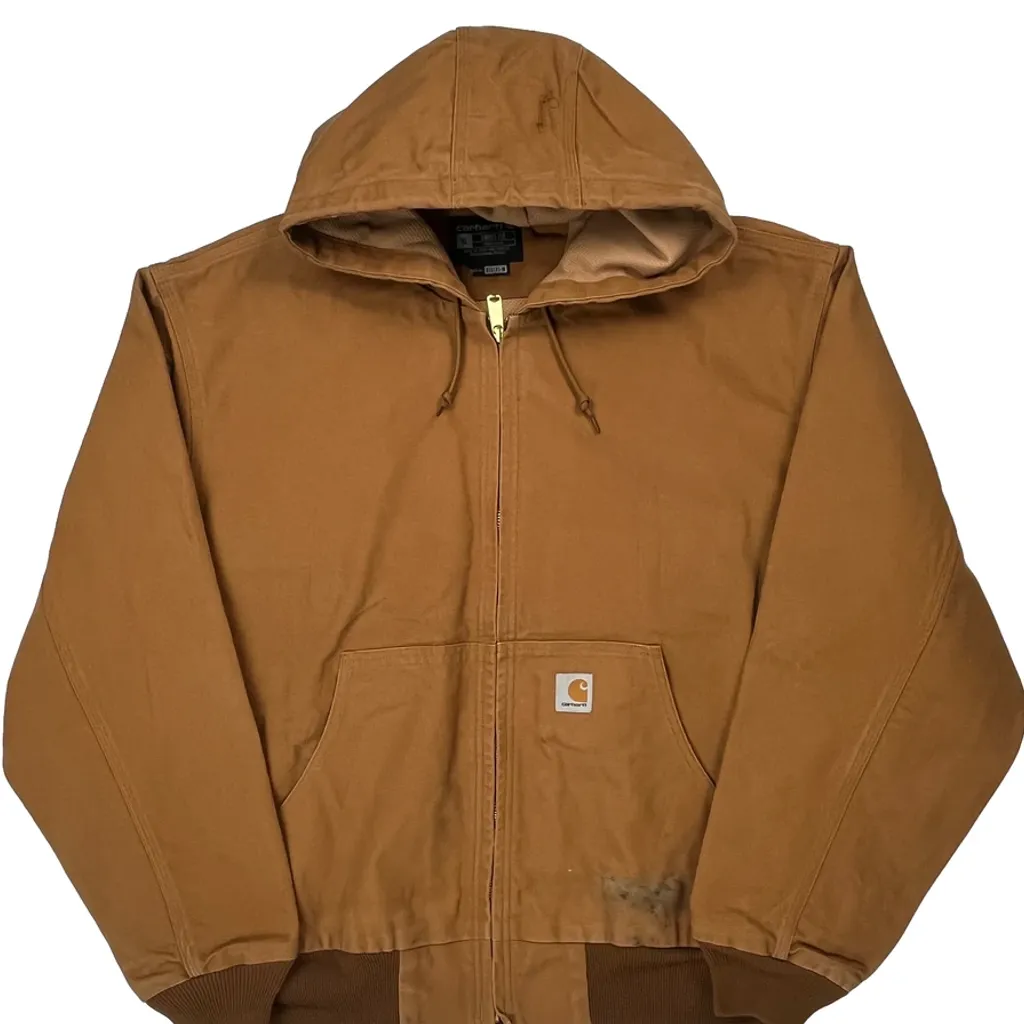 Loose Fit Carhartt Jacket - XL Brown Cotton - Image 4