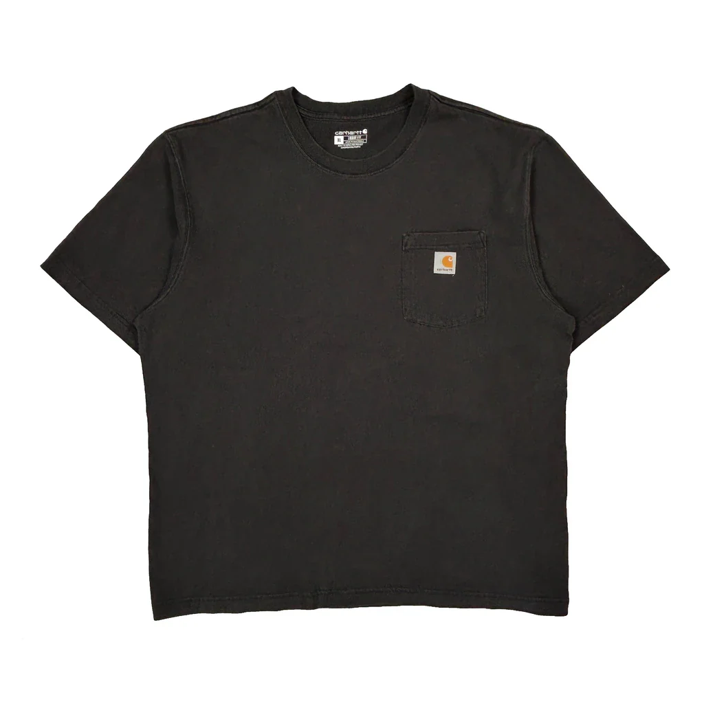 Loose Fit Carhartt T-Shirt - XL Black Cotton