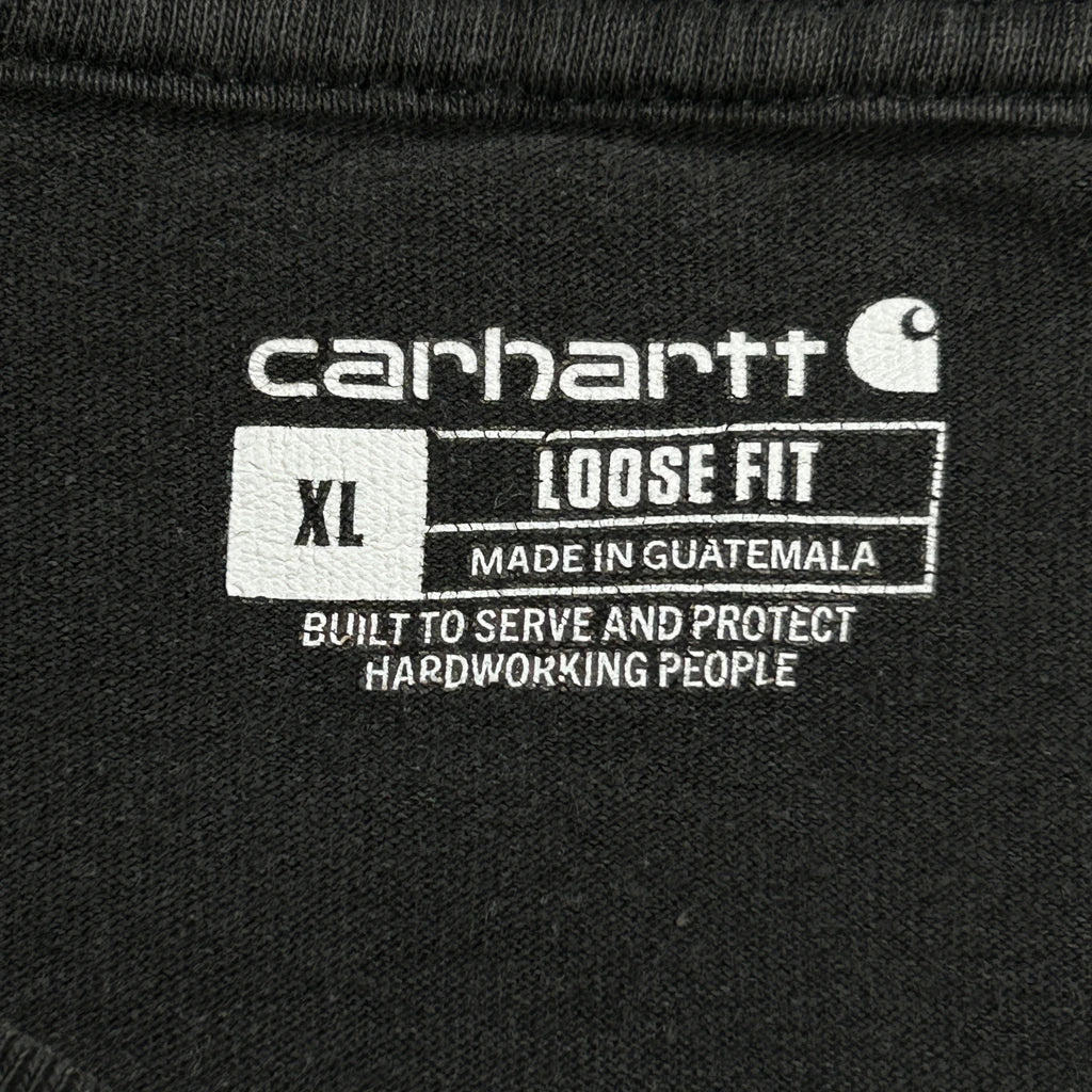Loose Fit Carhartt T-Shirt - XL Black Cotton - Image 3