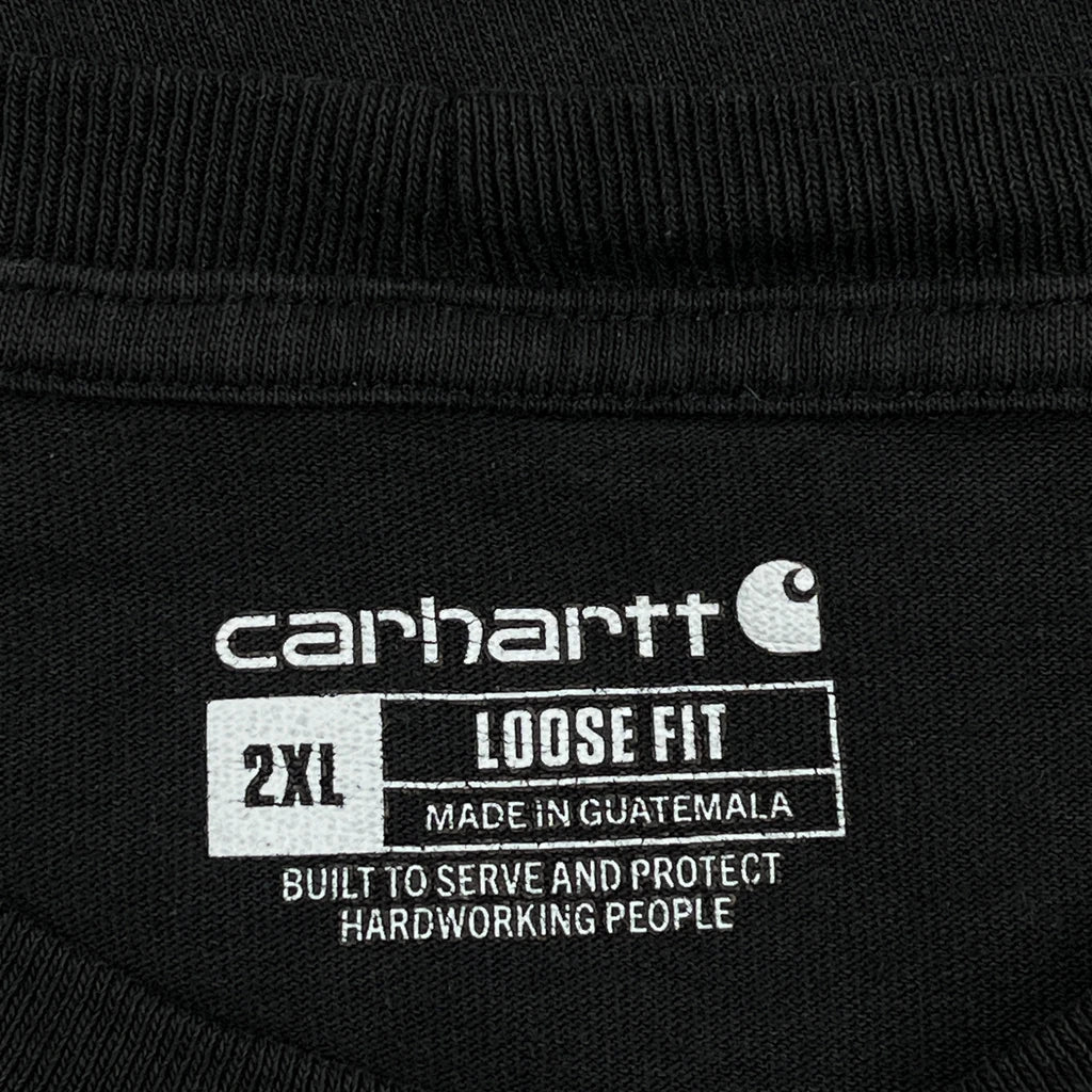 Loose Fit Carhartt T-Shirt - 2XL Black Cotton - Image 3
