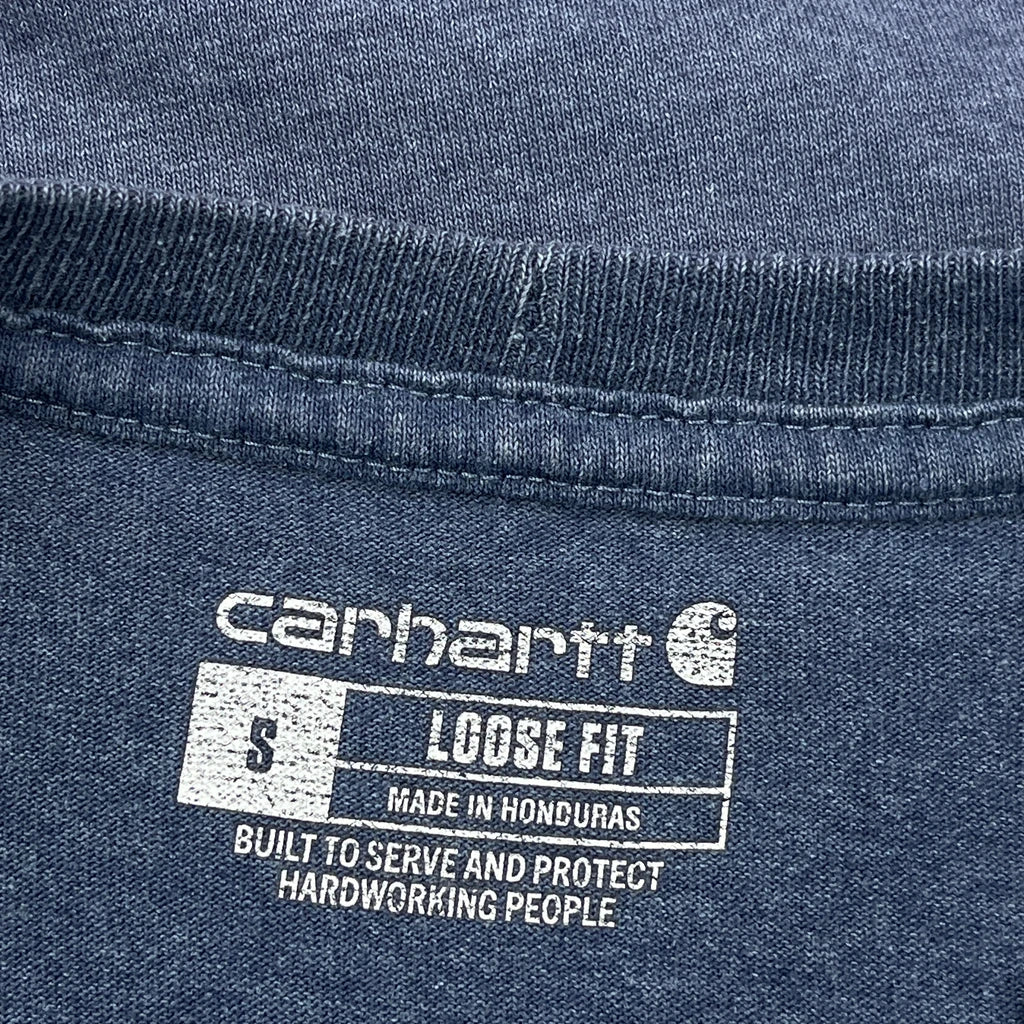Loose Fit Carhartt T-Shirt - Small Blue Cotton - Image 3
