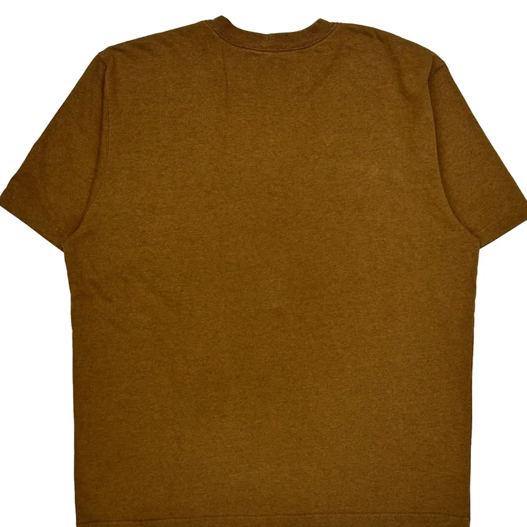 Loose Fit Carhartt Tall T-Shirt - XL Brown Cotton - Image 6