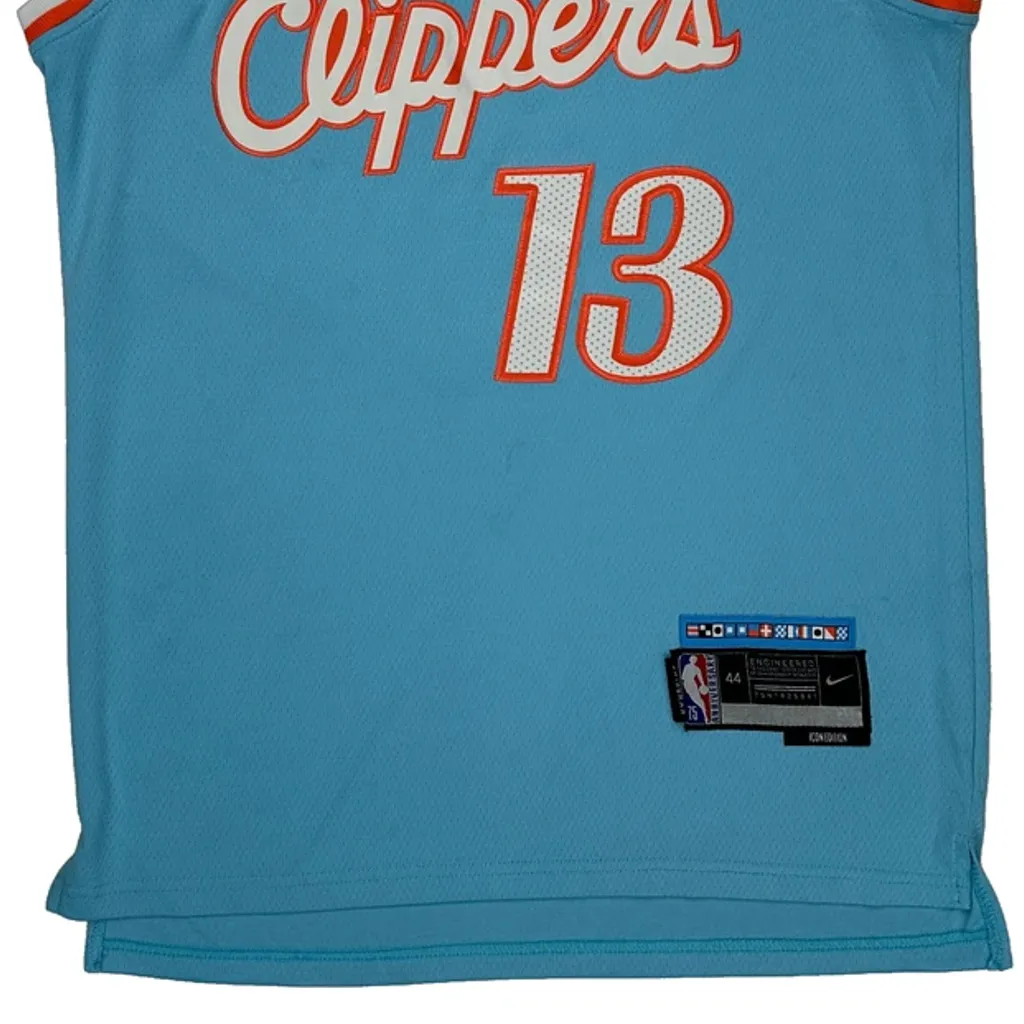 Los Angeles Clippers Nike Nba Jersey - Small Blue Polyester - Image 4