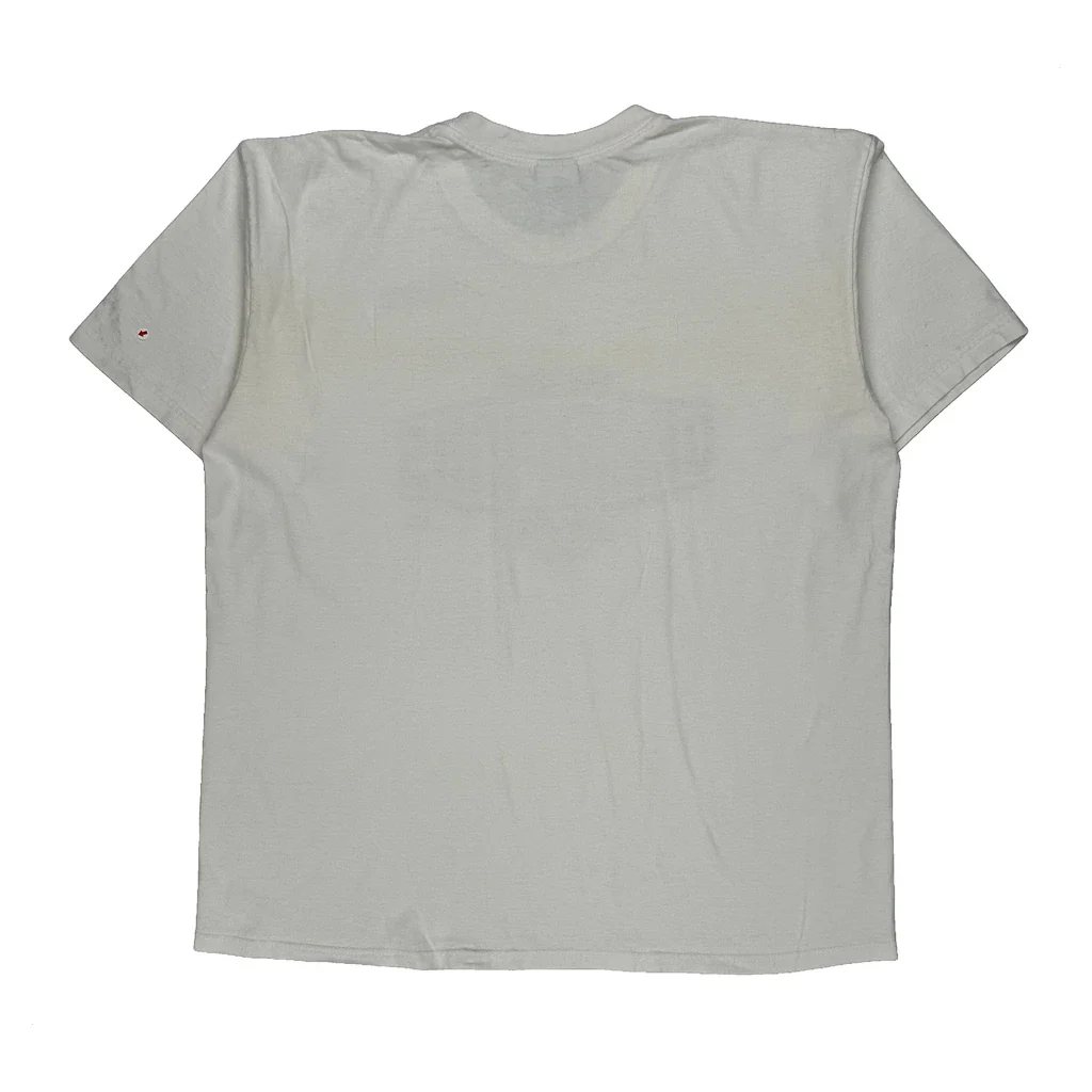 Los Angeles Lakers Nike Nba T-Shirt - Large White Cotton - Image 2