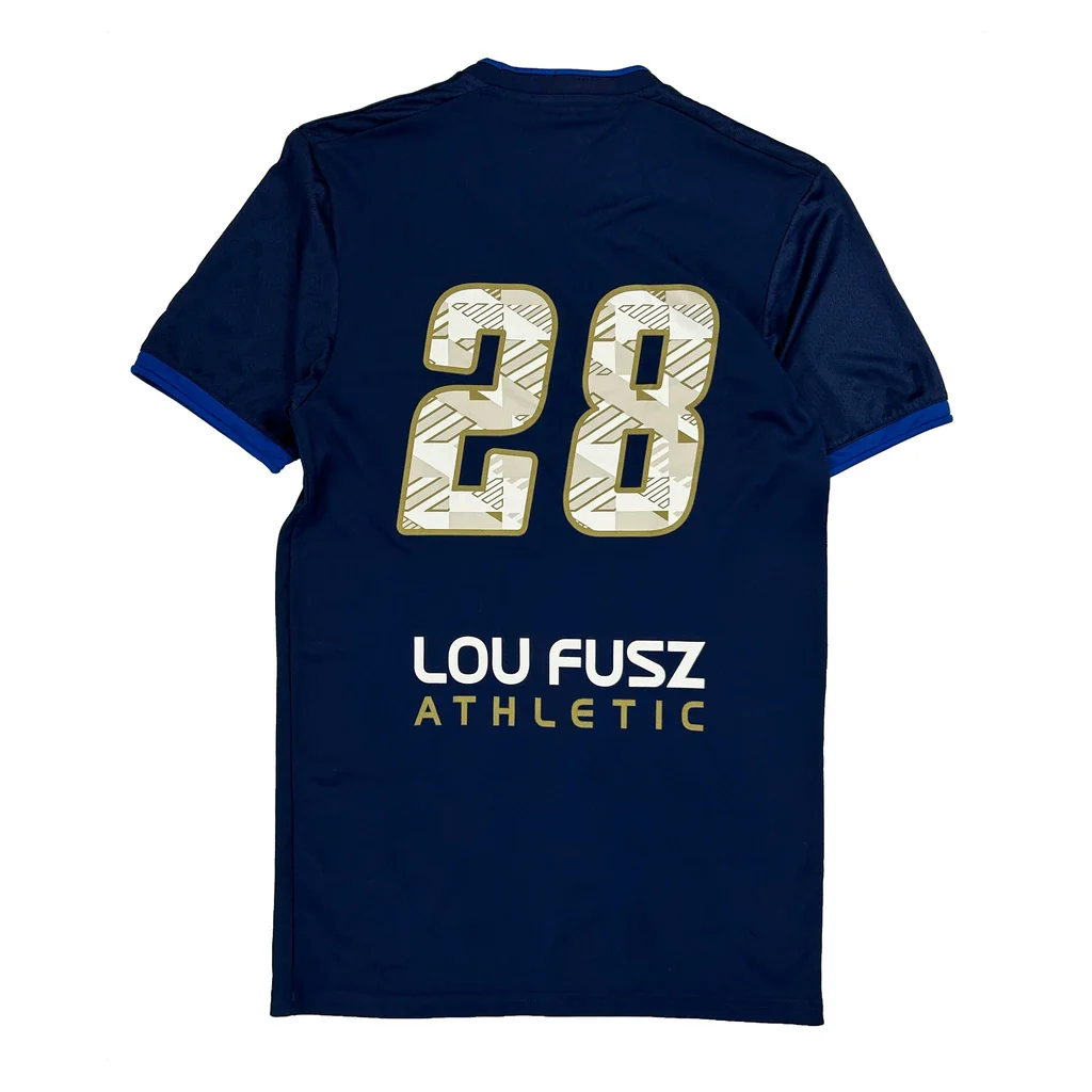 Lou Fusz Athletic Adidas Football Shirt - Small Navy Polyester - Image 2