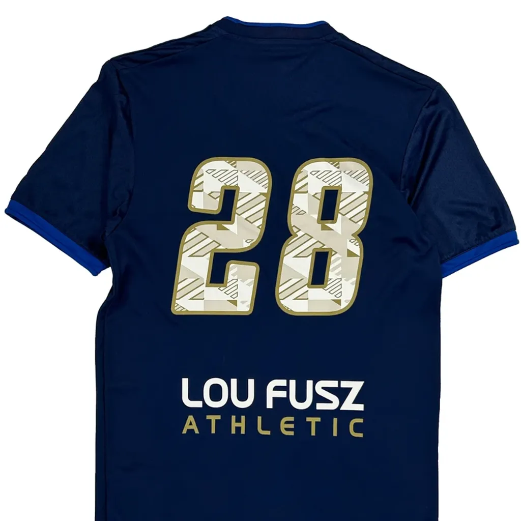 Lou Fusz Athletic Adidas Football Shirt - Small Navy Polyester - Image 6