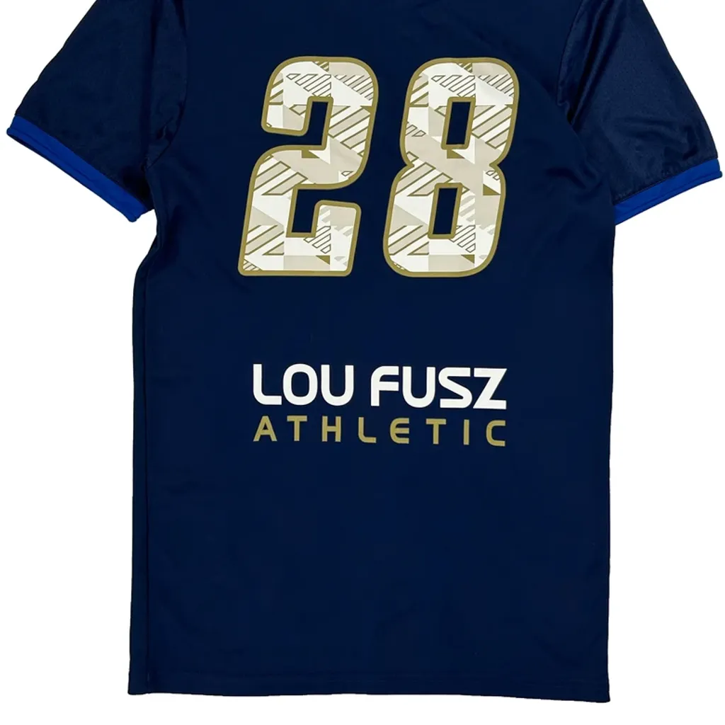 Lou Fusz Athletic Adidas Football Shirt - Small Navy Polyester - Image 7