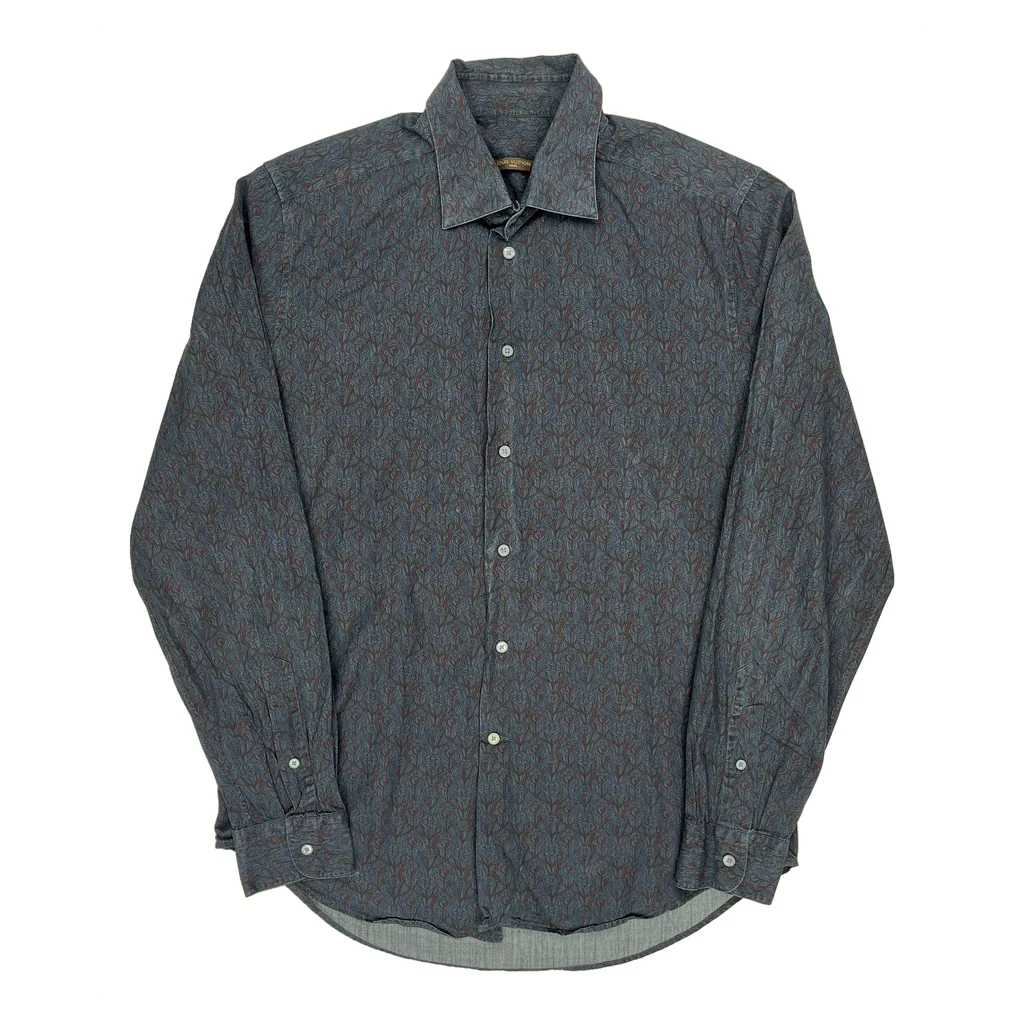 Louis Vuitton Shirt - Large Blue Cotton