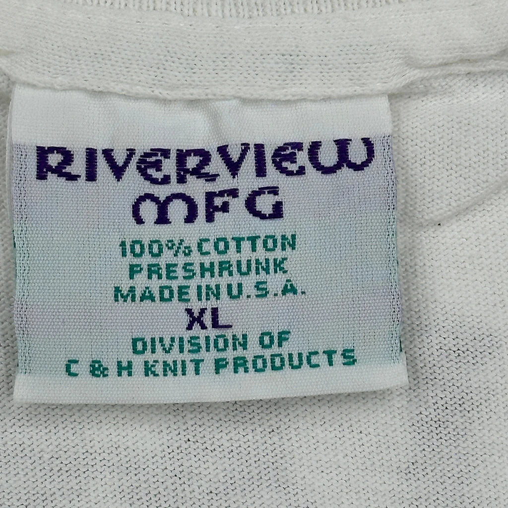 Tracy Byrd Love Lessons Riverview Mfg Single Stitch T-Shirt - XL White Cotton - Image 3
