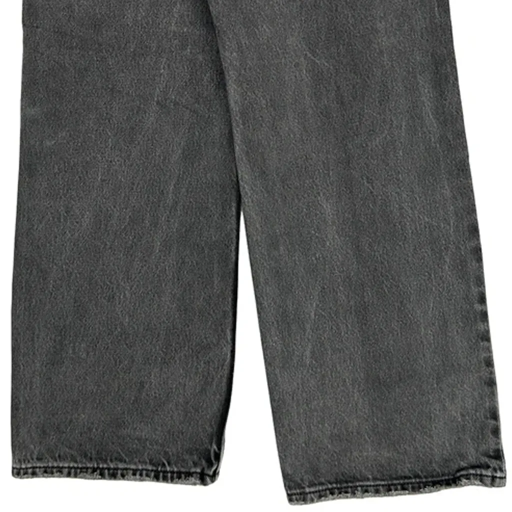Low Loose Levis Wide Leg Jeans - 25W US 2 Gray Denim - Image 8