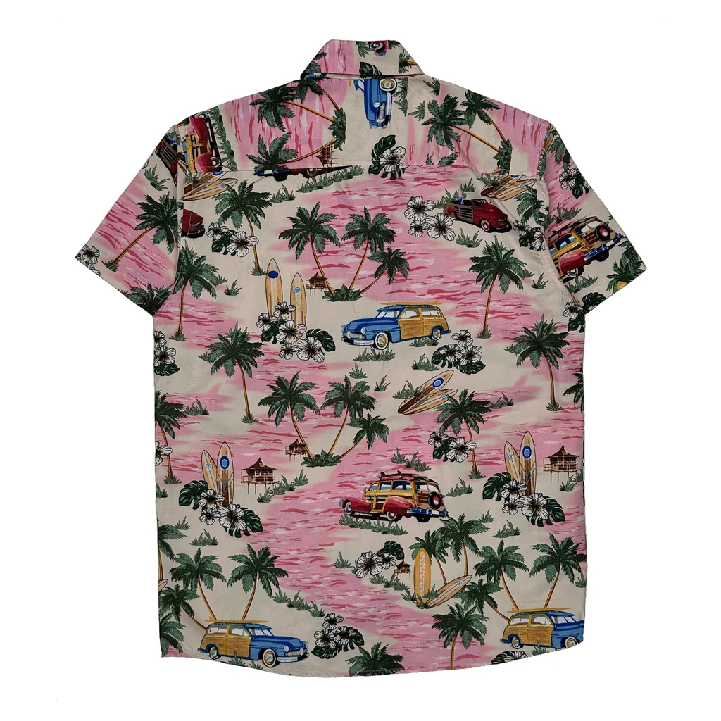 Lowes Graphic Hawaiian Shirt - XS Multicoloured Polyester - Image 2