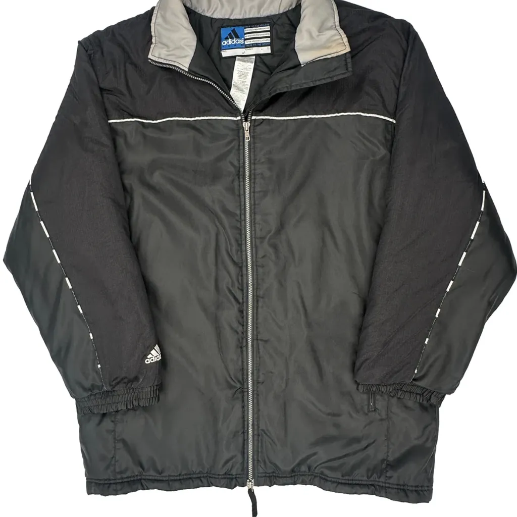 Loyola Chicago Softball Adidas Graphic Jacket - Large Black Nylon - Image 5