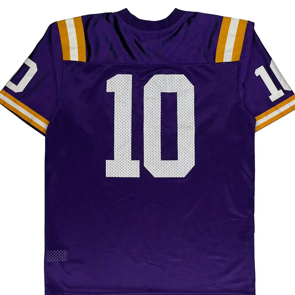 Lsu Nike College Jersey - XL Purple Polyester - Image 6
