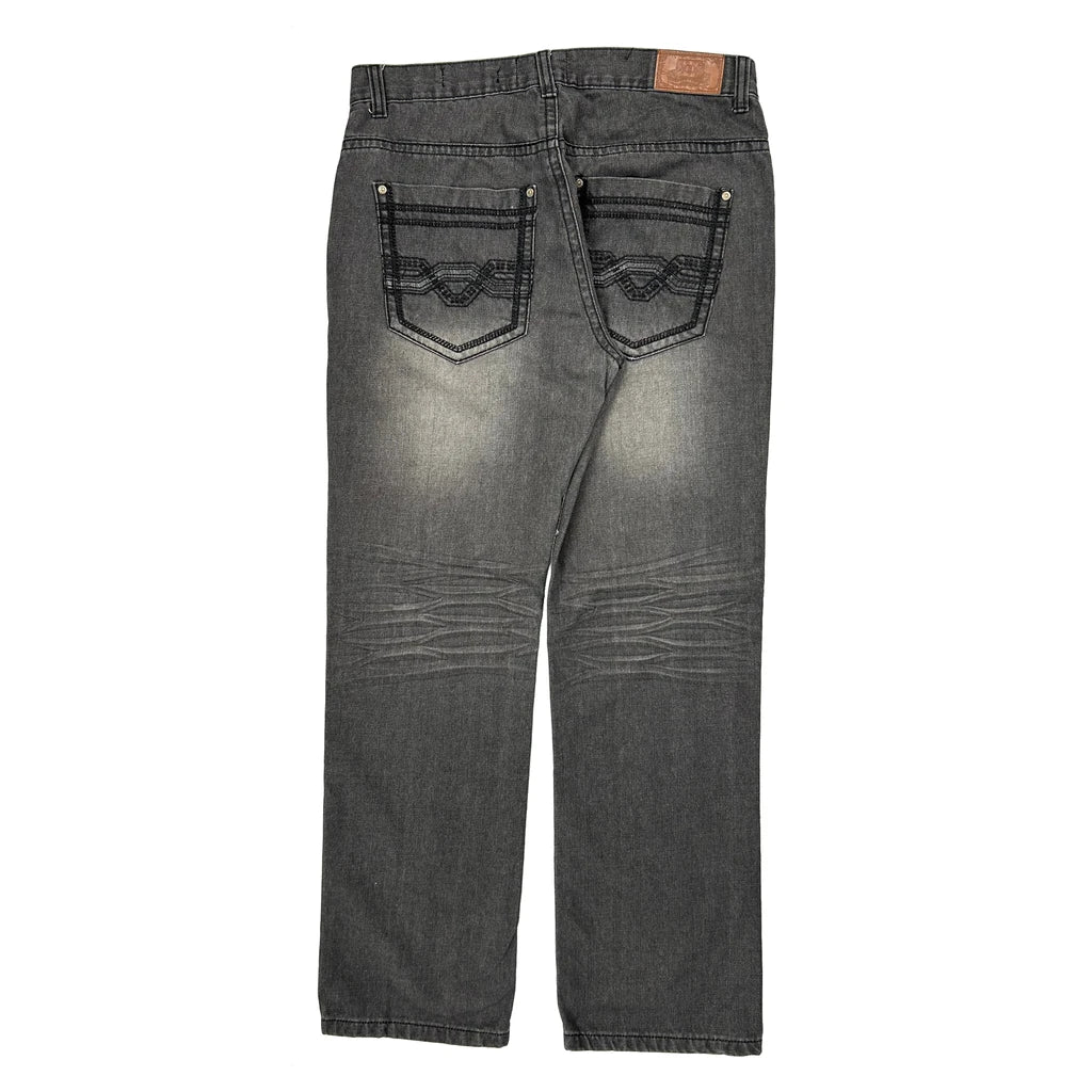 Lucky Brand Slim Jeans - 34W 32L Grey Cotton