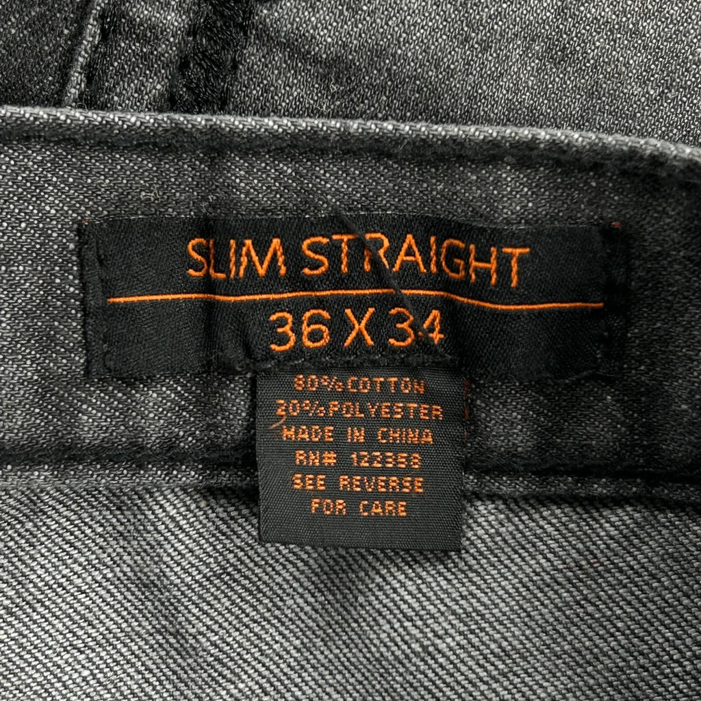 Lucky Brand Slim Jeans - 34W 32L Grey Cotton - Image 6