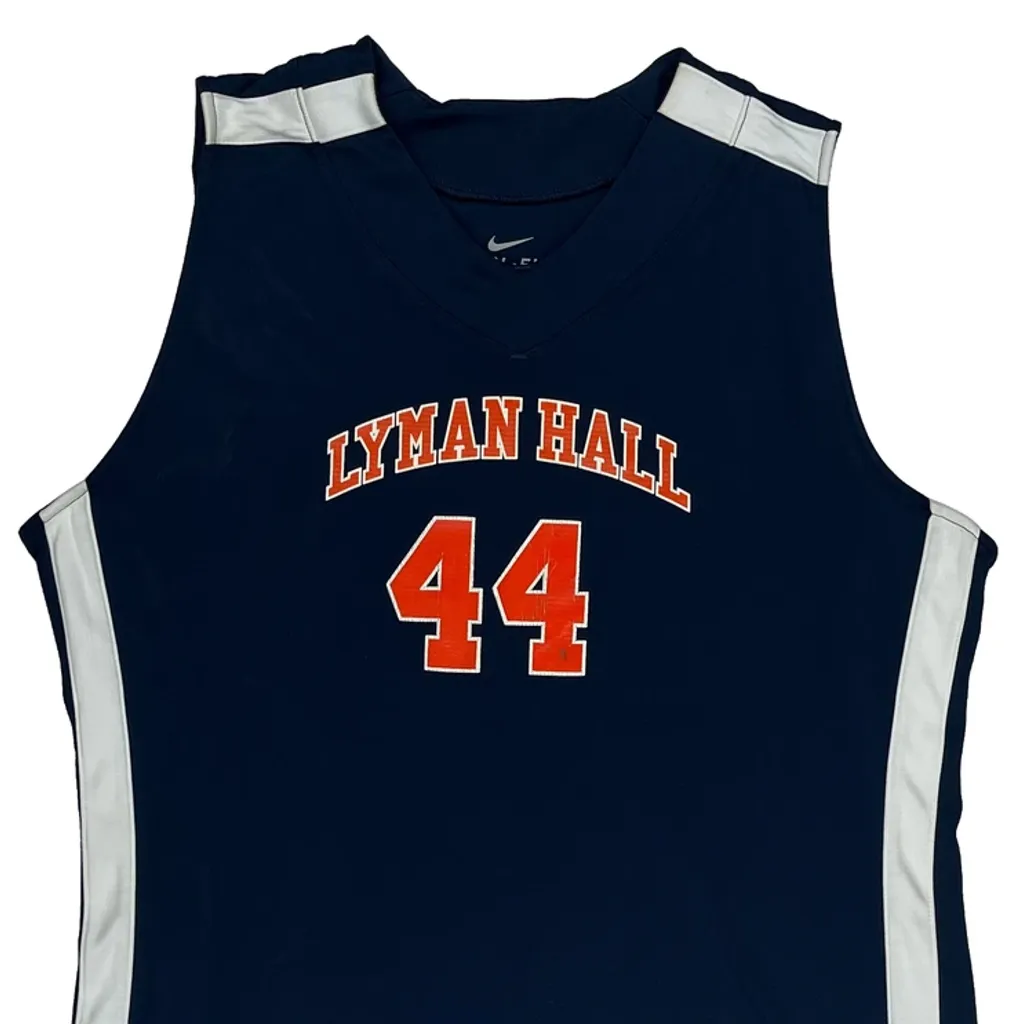 Lyman Hall Nike Jersey - XL Navy Polyester - Image 4