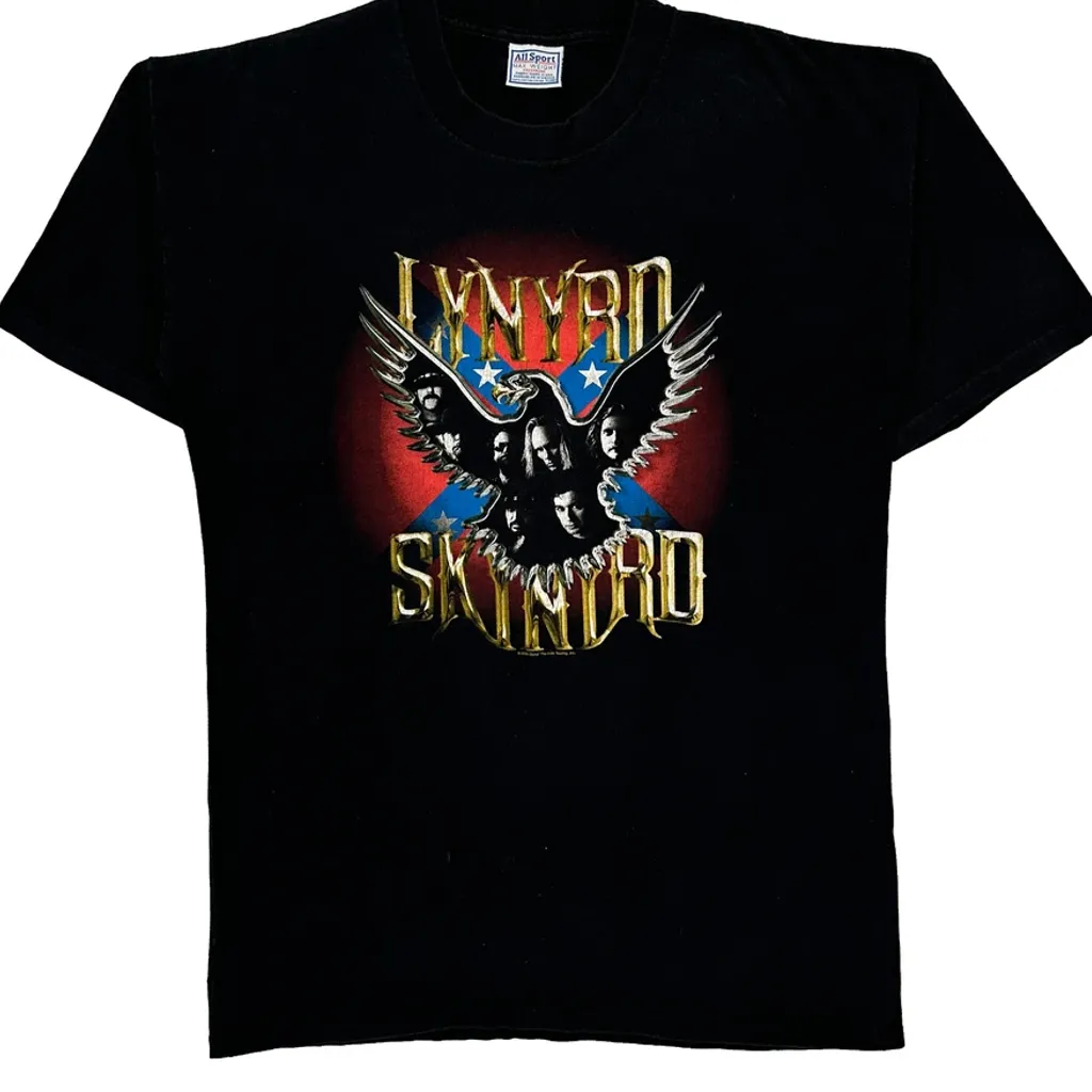 Lynyrd Skynyrd All Sports Band T-Shirt - XL Black Cotton - Image 4