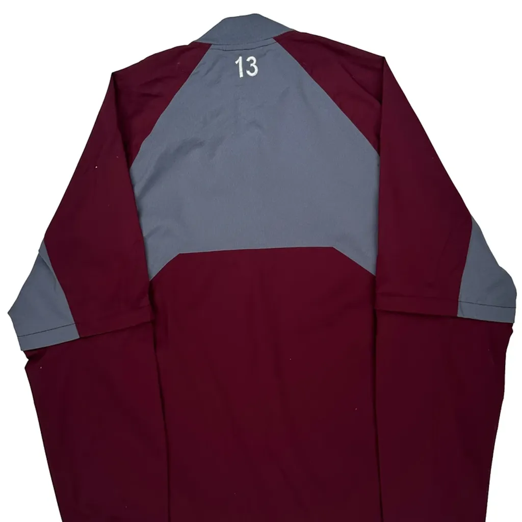M Adidas Windbreaker - XS Burgundy Polyester - Image 7