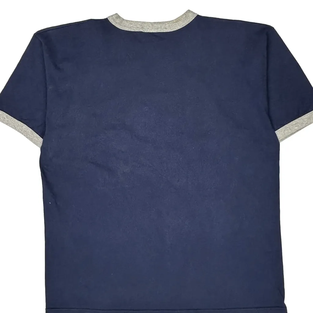 M&M Character Adidas Ringer T-Shirt - Large Blue Cotton - Image 7