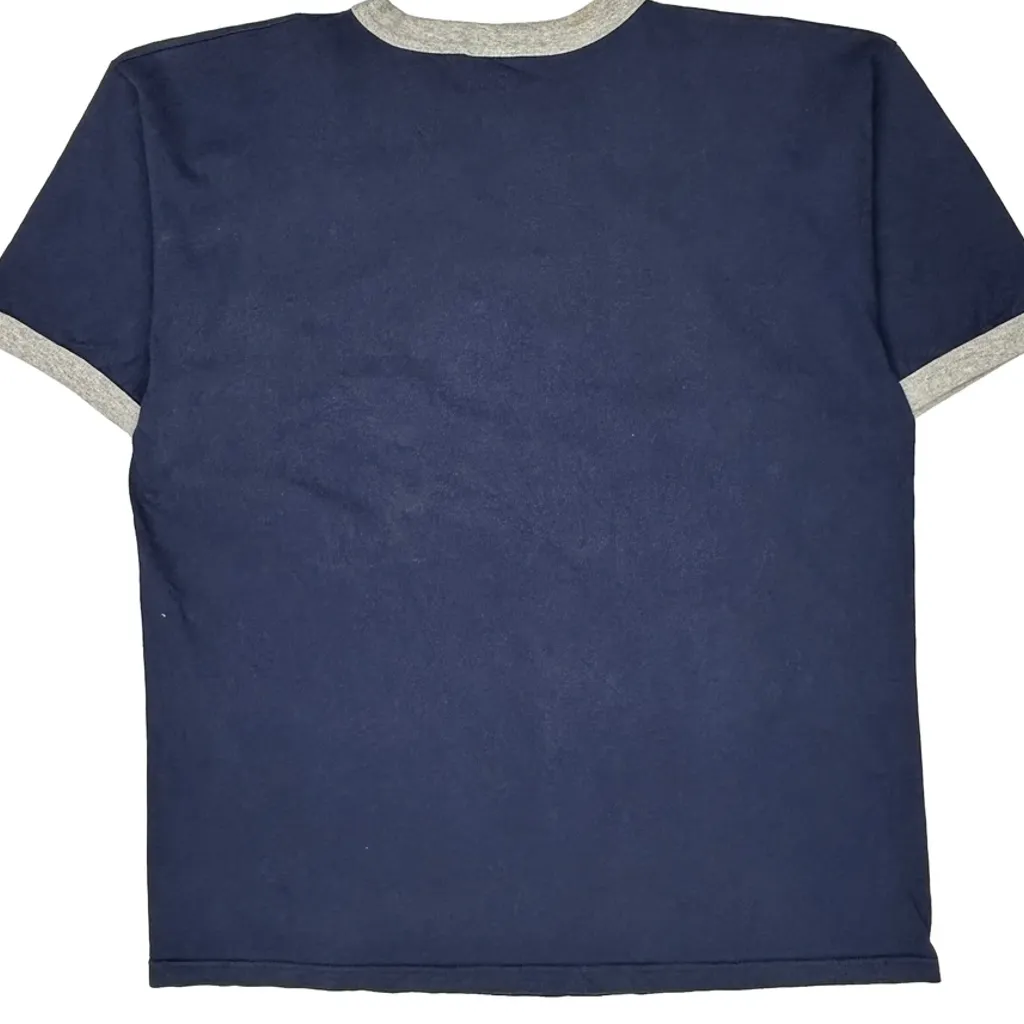 M&M Character Adidas Ringer T-Shirt - Large Blue Cotton - Image 8