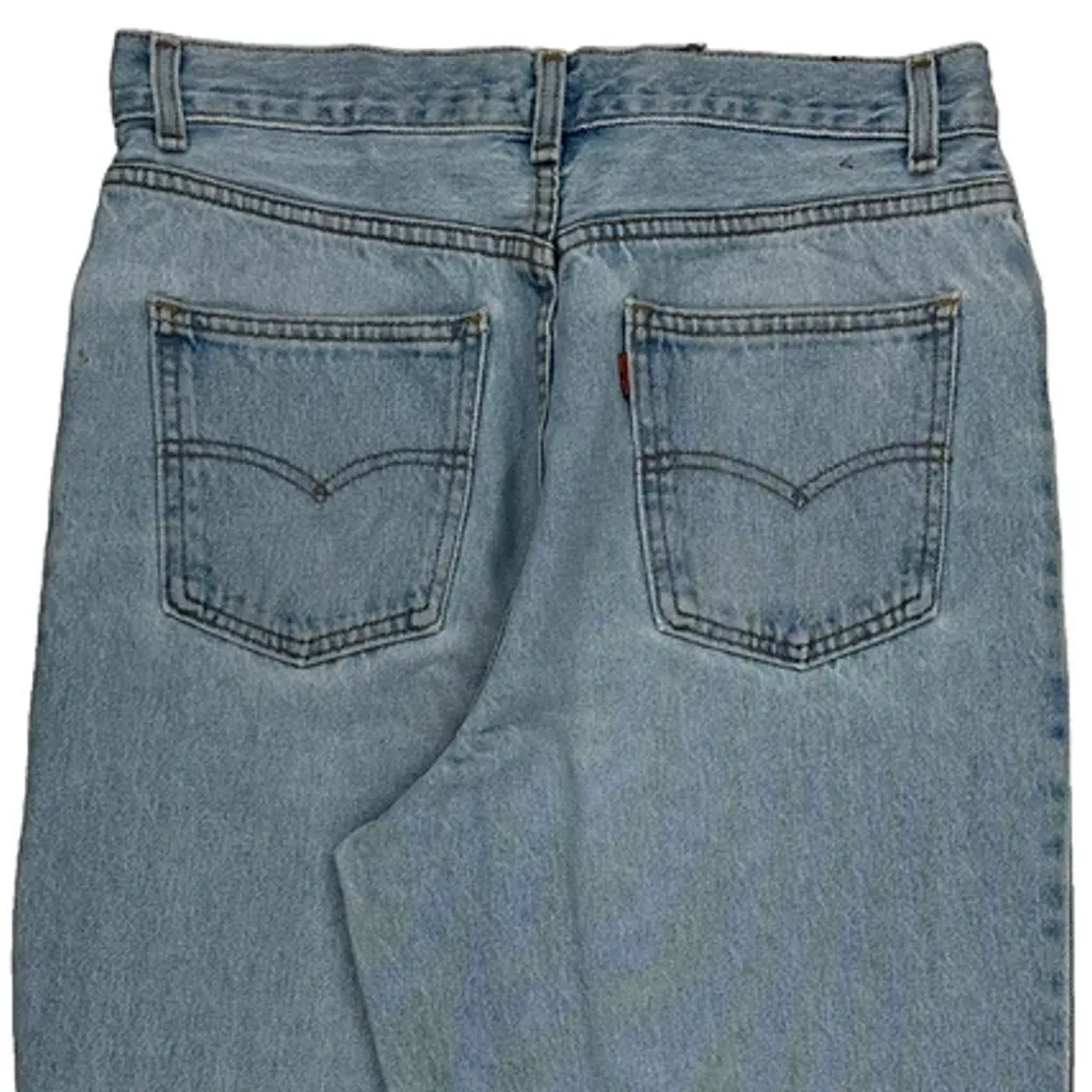 Made In Belgium Levis Jeans - 30W 30L Light Wash Cotton - Image 8