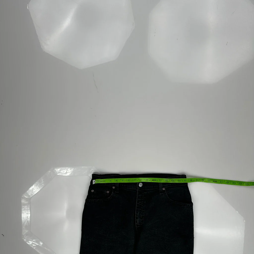 Made In Brazil Levis 550 Jeans - 30W UK 12 Black Cotton - Image 3