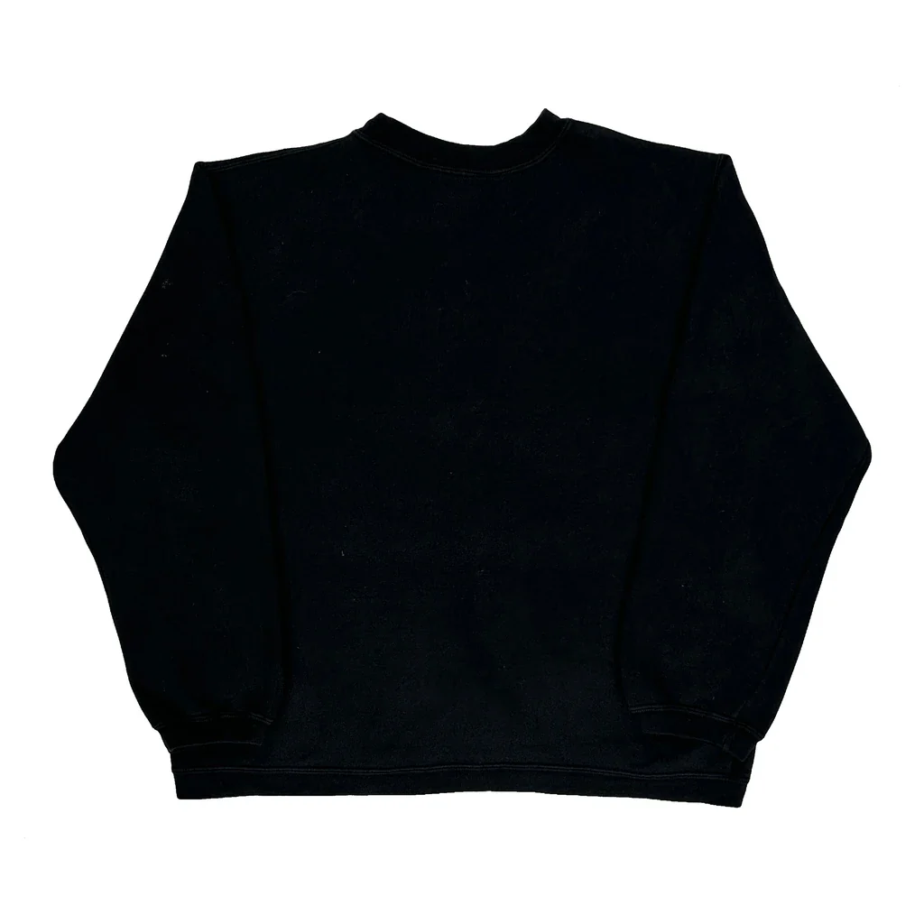 Made In Canada Adidas Sweatshirt - Large Black Cotton - Image 2