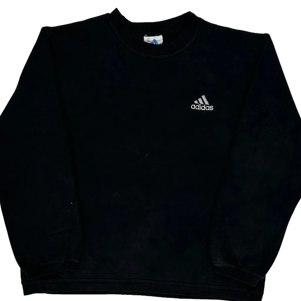 Made In Canada Adidas Sweatshirt - Large Black Cotton - Image 5