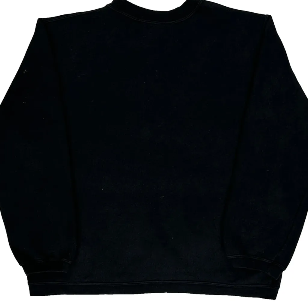 Made In Canada Adidas Sweatshirt - Large Black Cotton - Image 7
