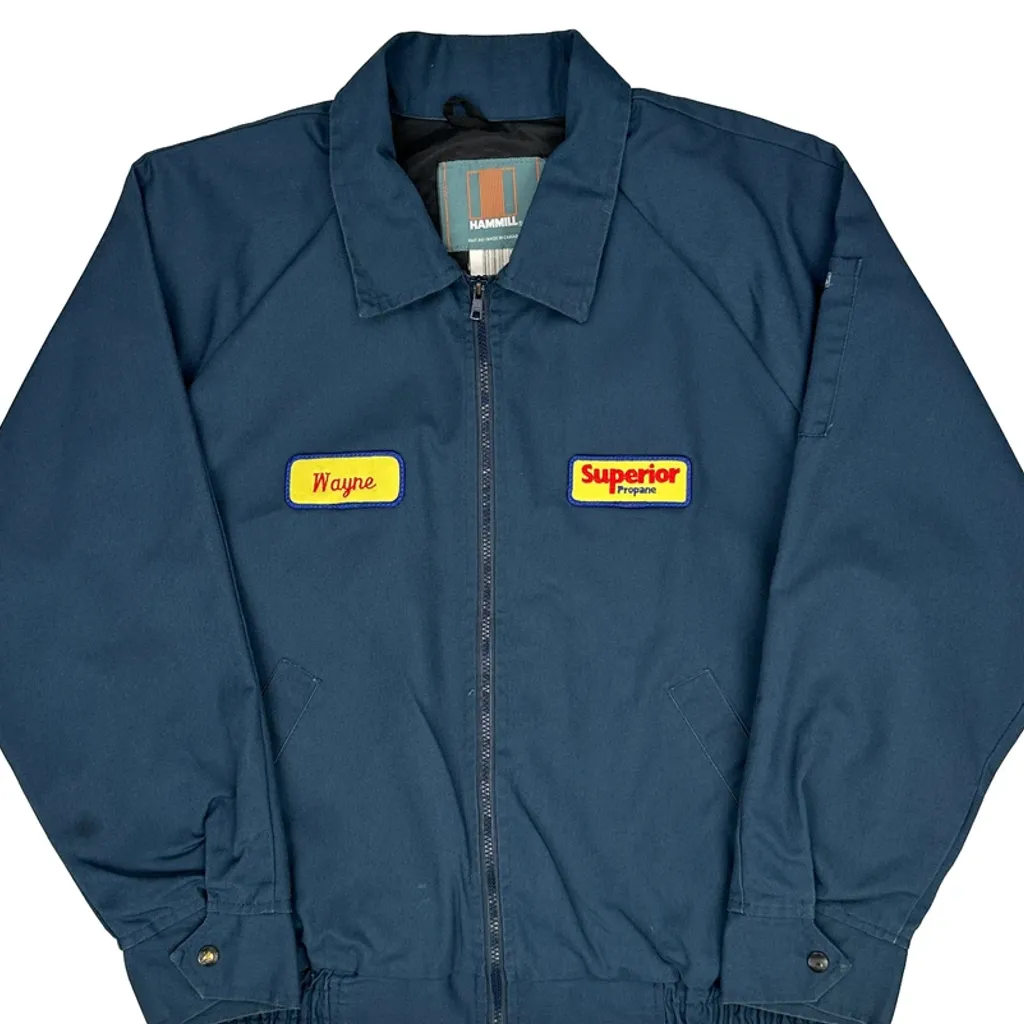 Made In Canada Hammill Work Jacket - XL Blue Polyester Blend - Image 5