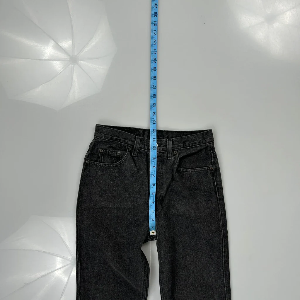 Made In Canada Levis Jeans - 28W 28L Black Cotton - Image 4