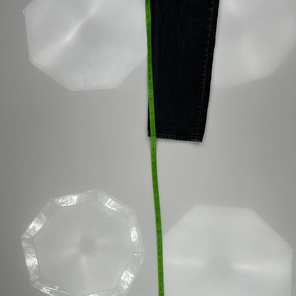 Made In Canada Levis 501 Jeans - 30W 28L Black Cotton - Image 5