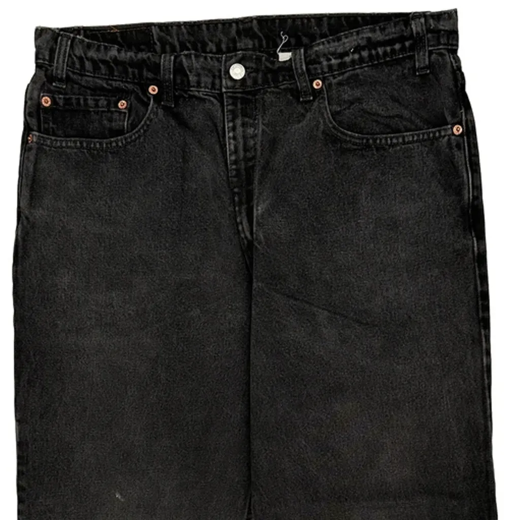 Made In Canada Levis 550 Jeans - 36W 31L Black Cotton - Image 9