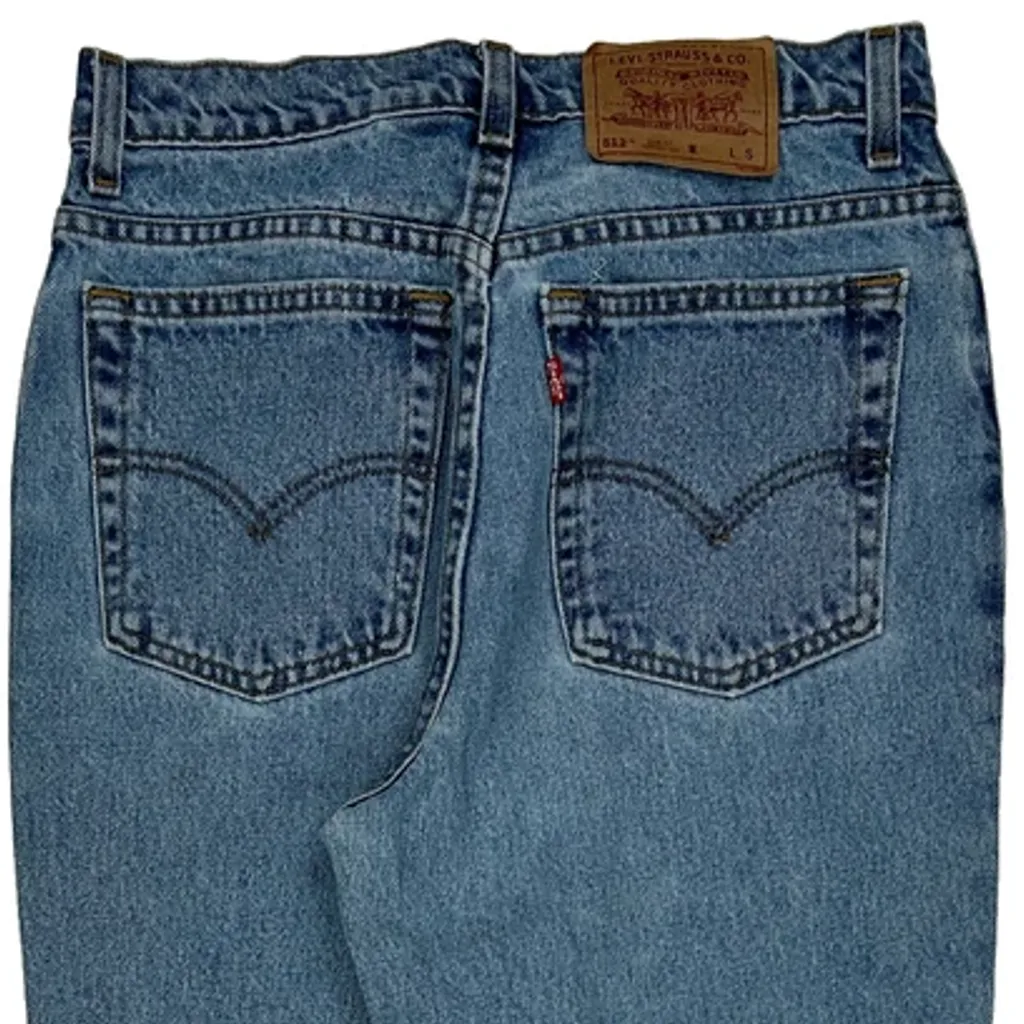 Made In Canada Levis 512 Jeans - 29W UK 10 Blue Cotton - Image 7