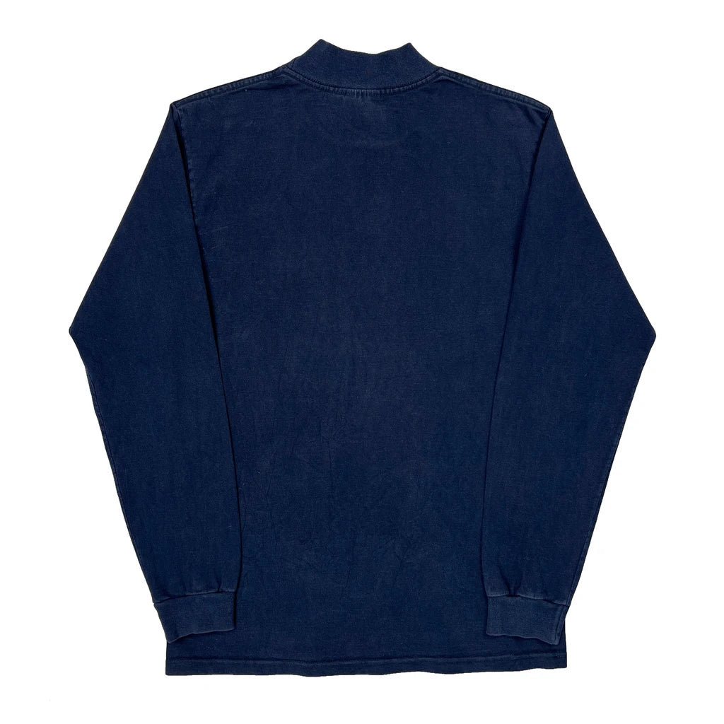 Made In Canada Nike Sweatshirt - Small Blue Cotton - Image 2