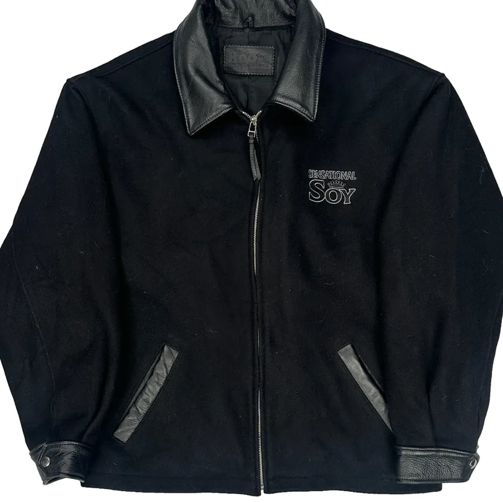 Made In Canada Roots Jacket - No Size Black Wool Blend - Image 6