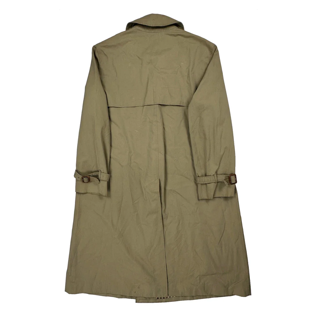 Made In England Aquascutum Trench Coat - Large Beige Cotton - Image 2