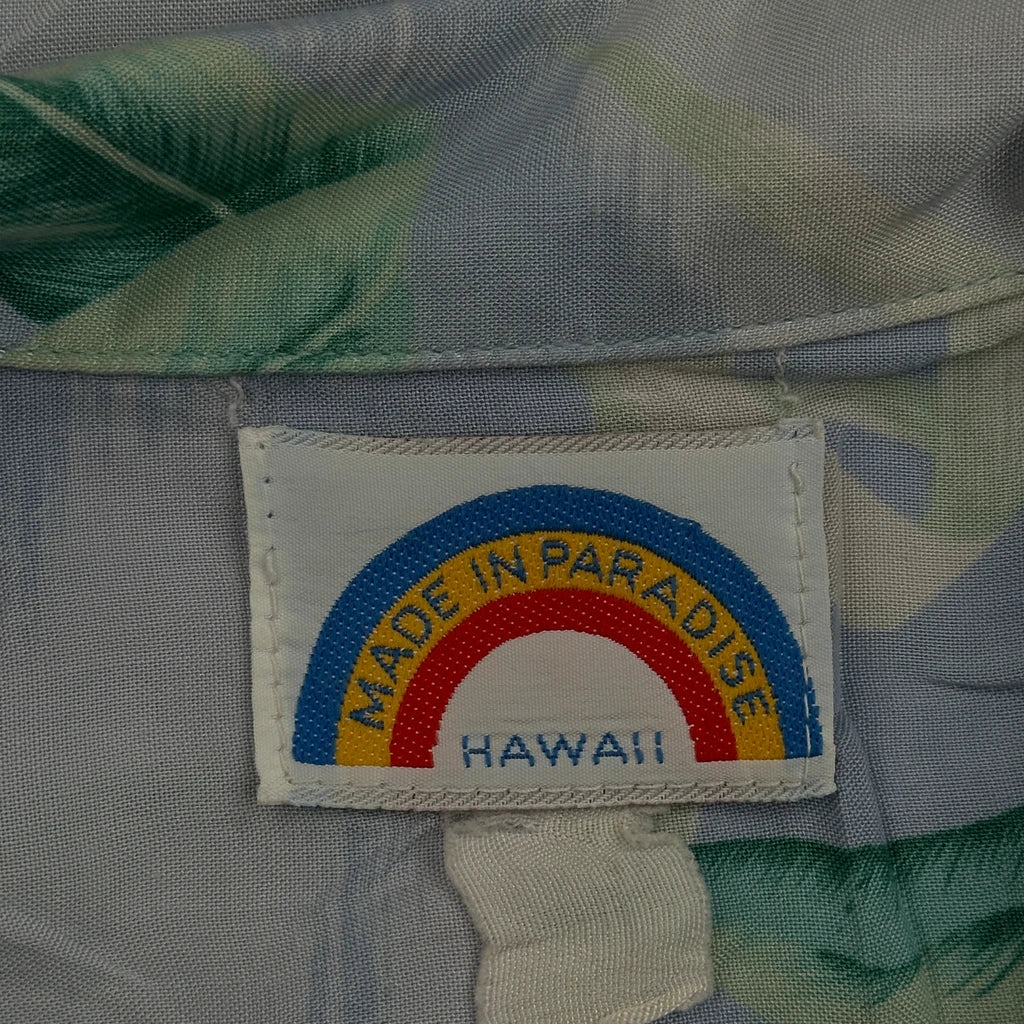 Made In Paradise Hawaiian Shirt - Large Blue Cotton - Image 4