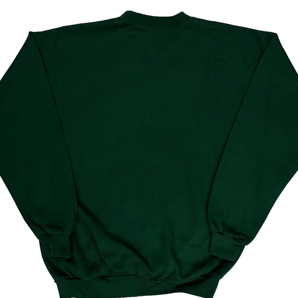 Made In UK Eurosweats Sweatshirt - Large Green Acrylic Blend - Image 6