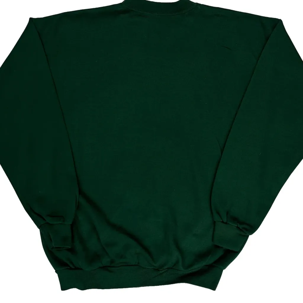 Made In UK Eurosweats Sweatshirt - Large Green Acrylic Blend - Image 7