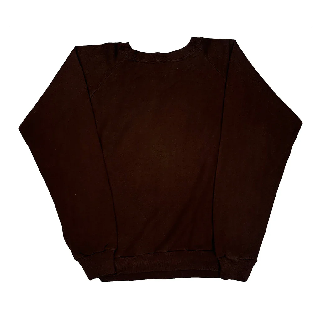 Made In USA 80S Champion Cleveland Browns Sweatshirt - XL Brown Acrylic Blend - Image 2