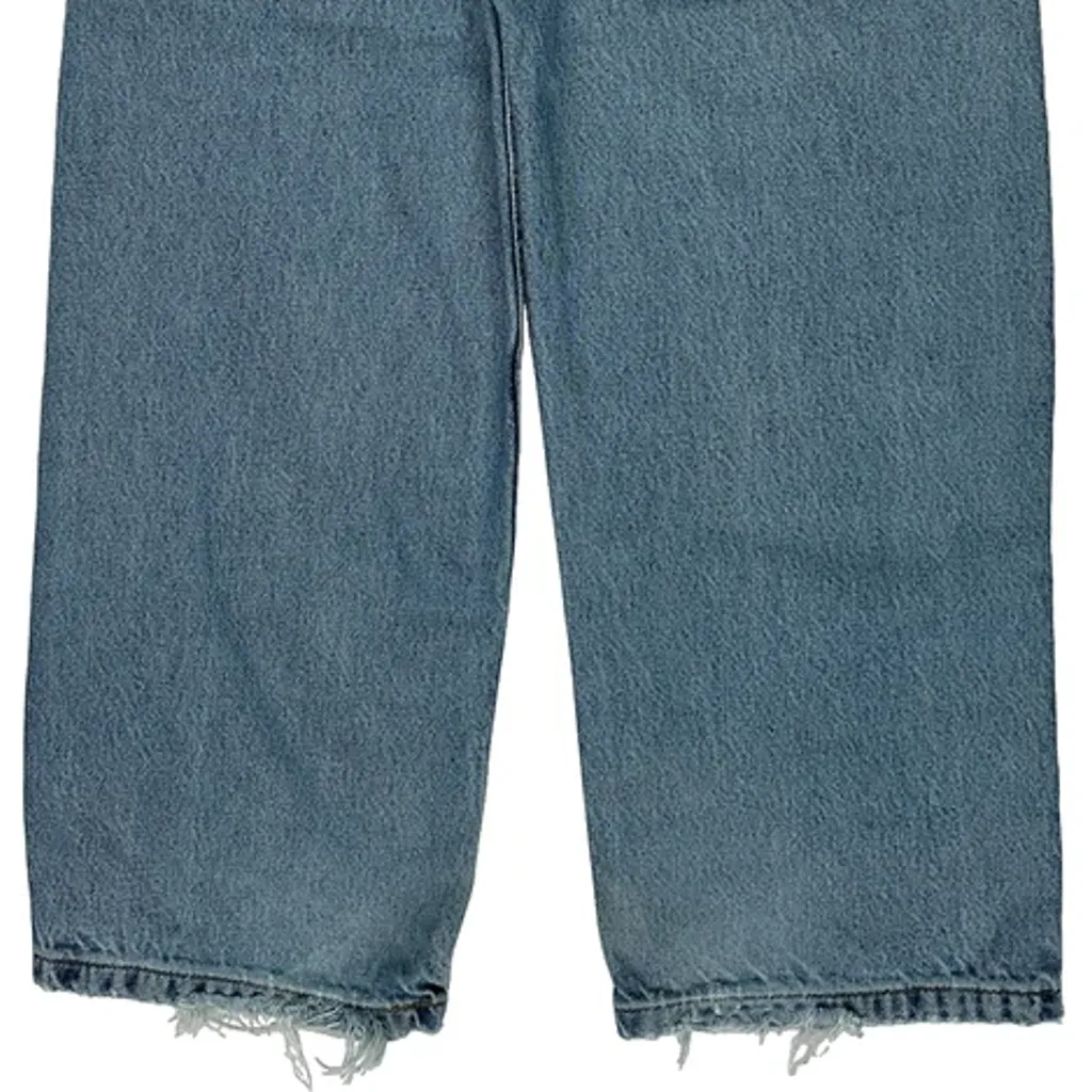 Made In USA 90S Levis Wide Leg Student Jeans - 29W 30L Light Wash Cotton - Image 8