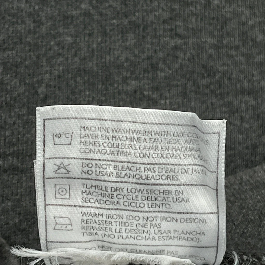 Made In USA 90S Nike Sweatshirt - Medium Grey Cotton - Image 4