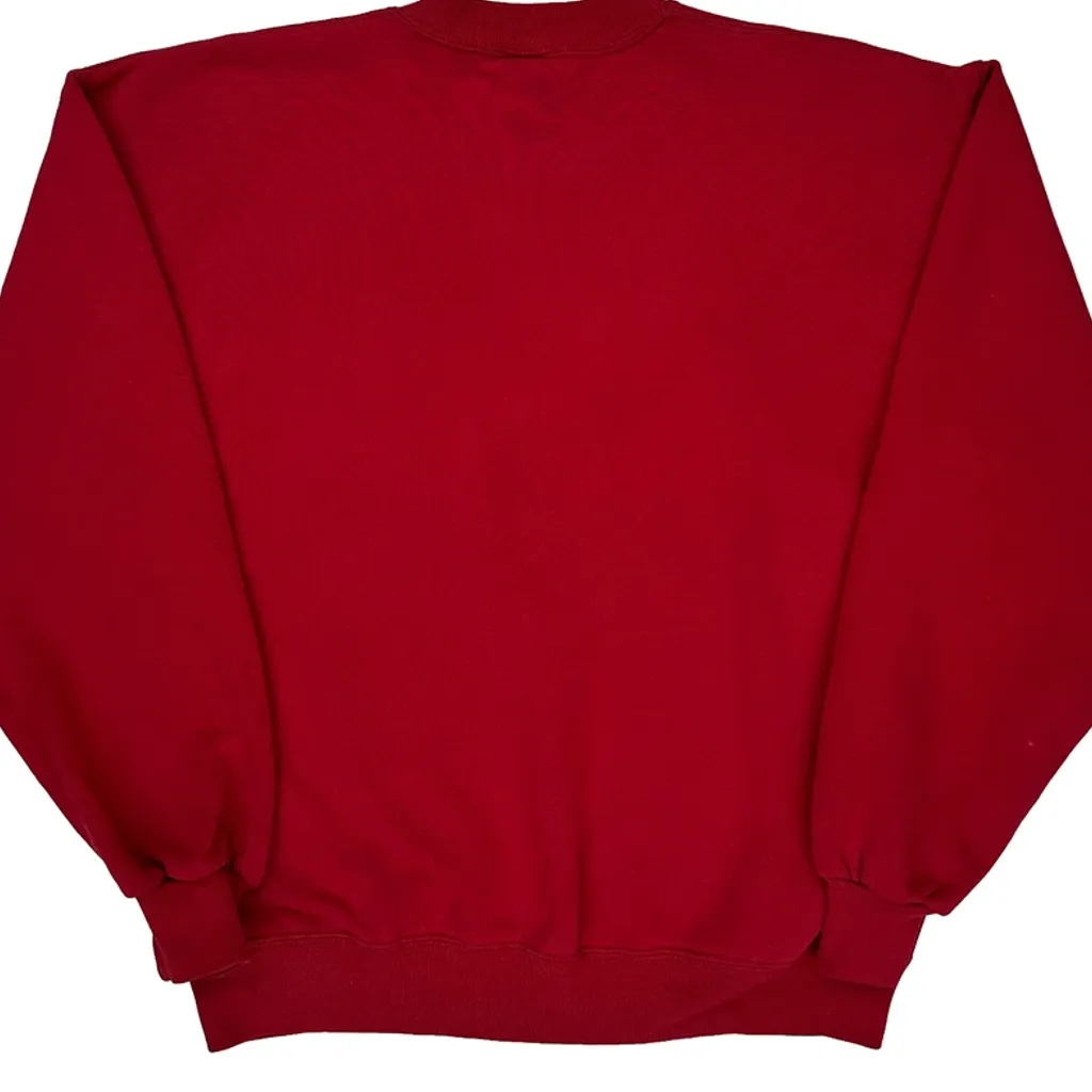 Made In USA Alabama Crimson Tide Russell Athletic Graphic Sweatshirt - Large Red Cotton - Image 6