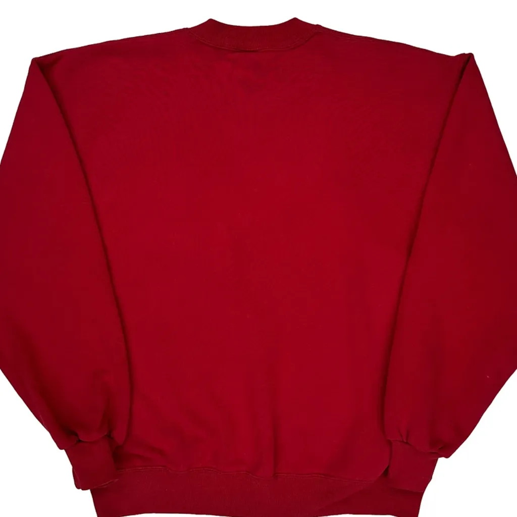 Made In USA Alabama Crimson Tide Russell Athletic Graphic Sweatshirt - Large Red Cotton - Image 7