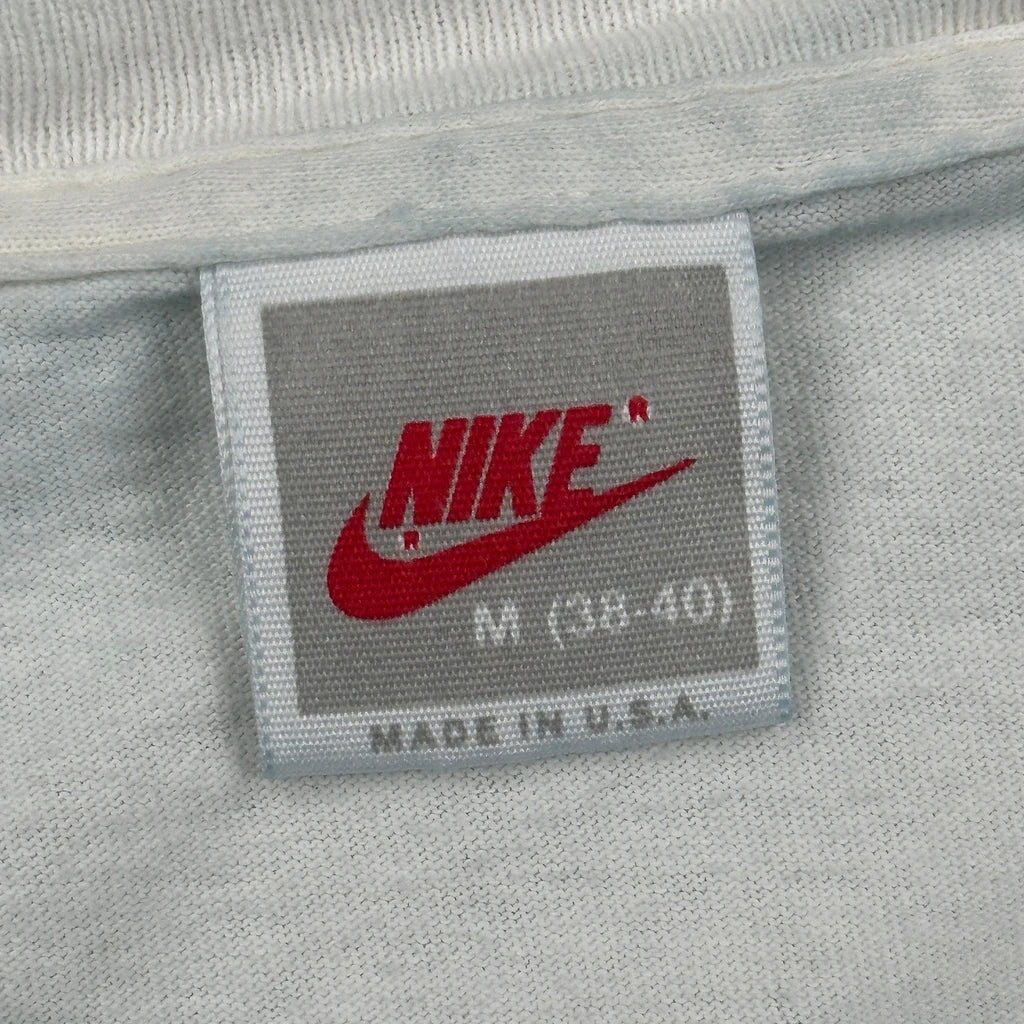 Made In USA Basketball Camp Nike Graphic T-Shirt - Medium White Cotton - Image 3